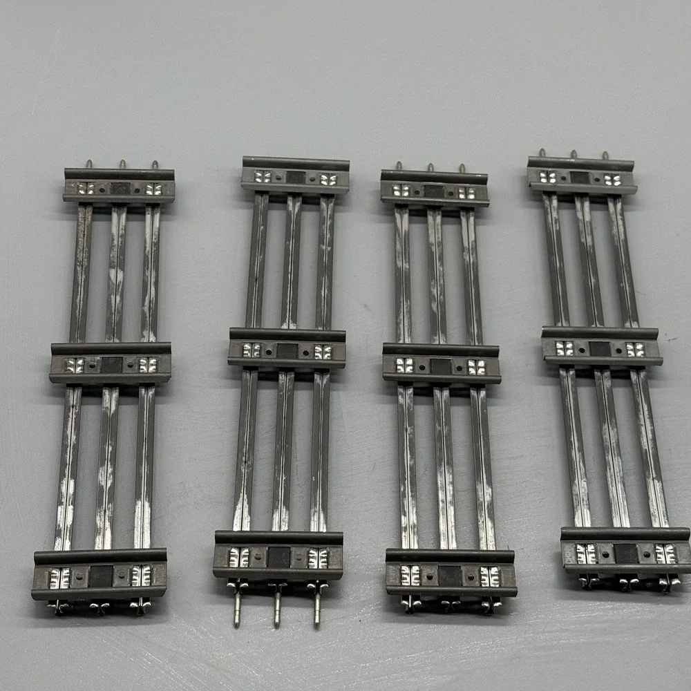 K-Line O Gauge 3 Rail Straight Track Lot of 4 Vintage Model Train Railroad